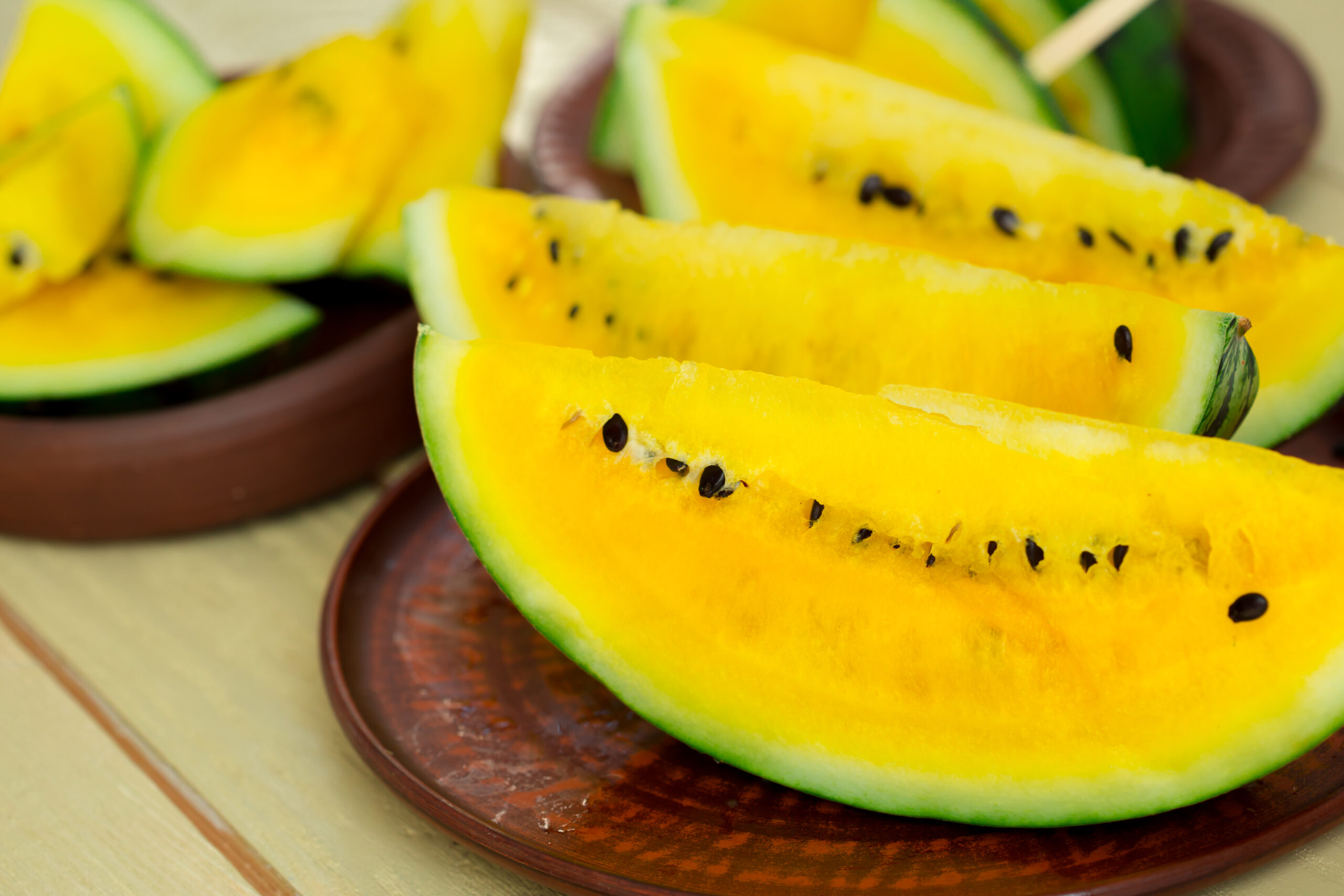 yellow watermelon