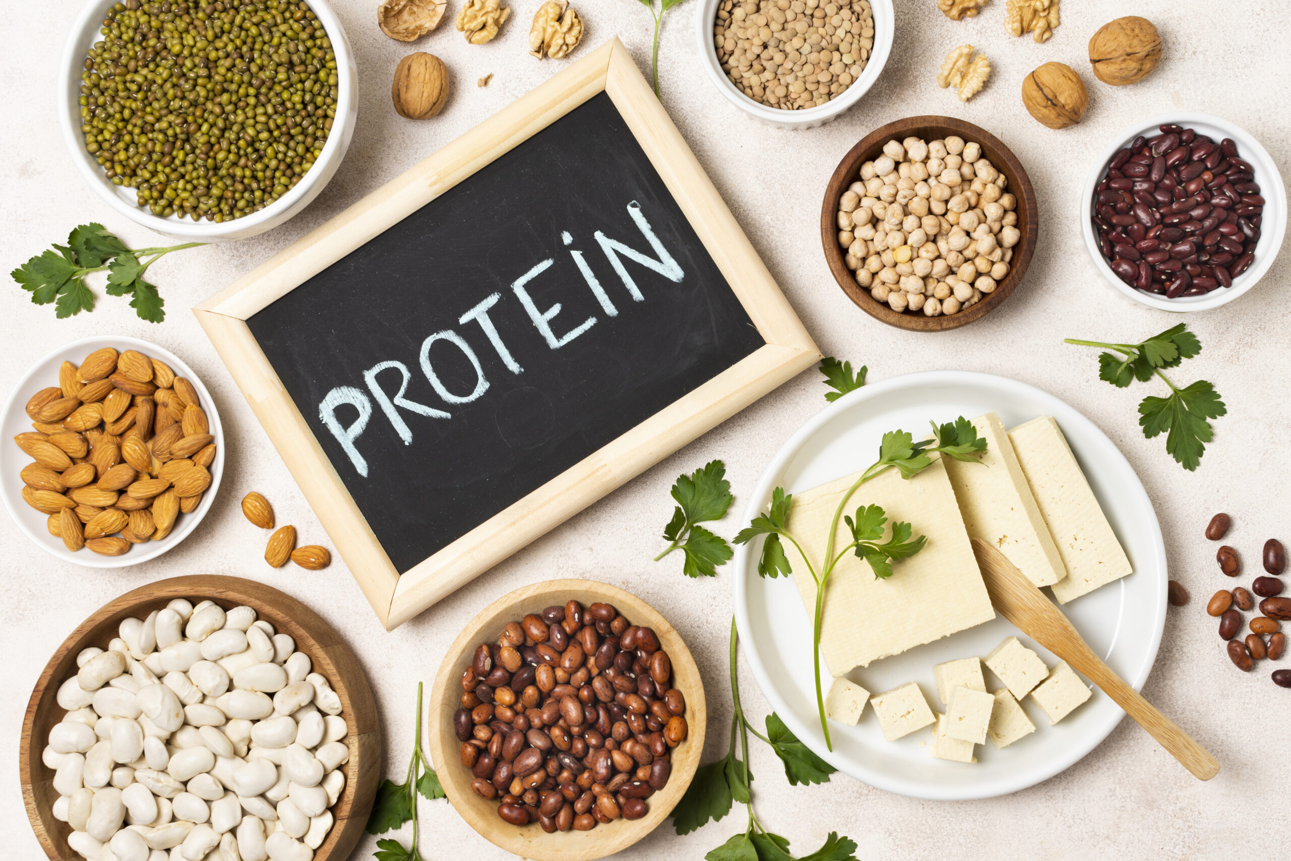 Top 20 protein rich foods for vegetarians Indian diet including dal paneer chickpeas tofu and soybeans